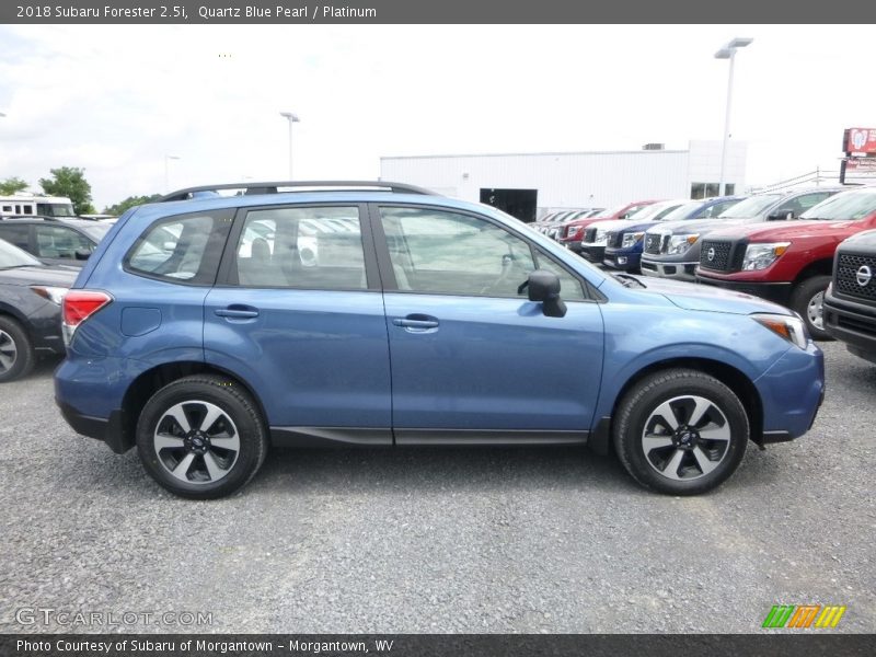 Quartz Blue Pearl / Platinum 2018 Subaru Forester 2.5i