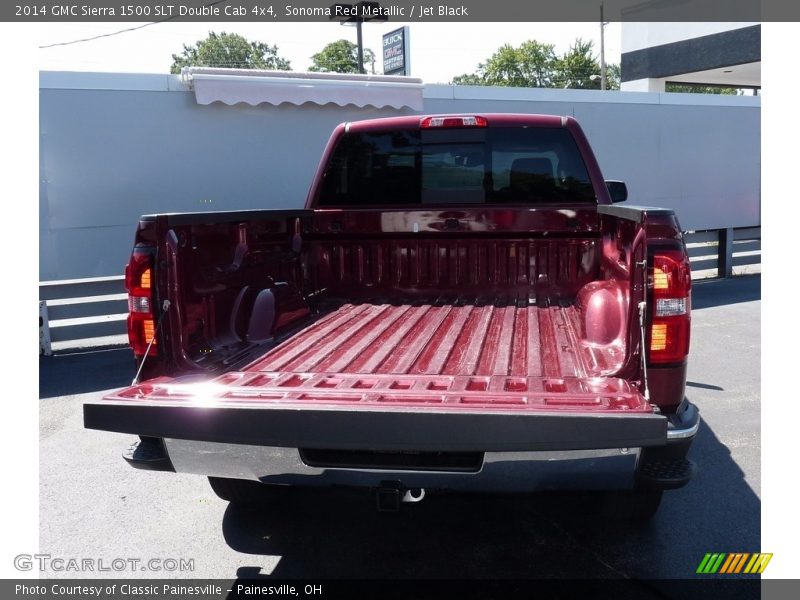 Sonoma Red Metallic / Jet Black 2014 GMC Sierra 1500 SLT Double Cab 4x4