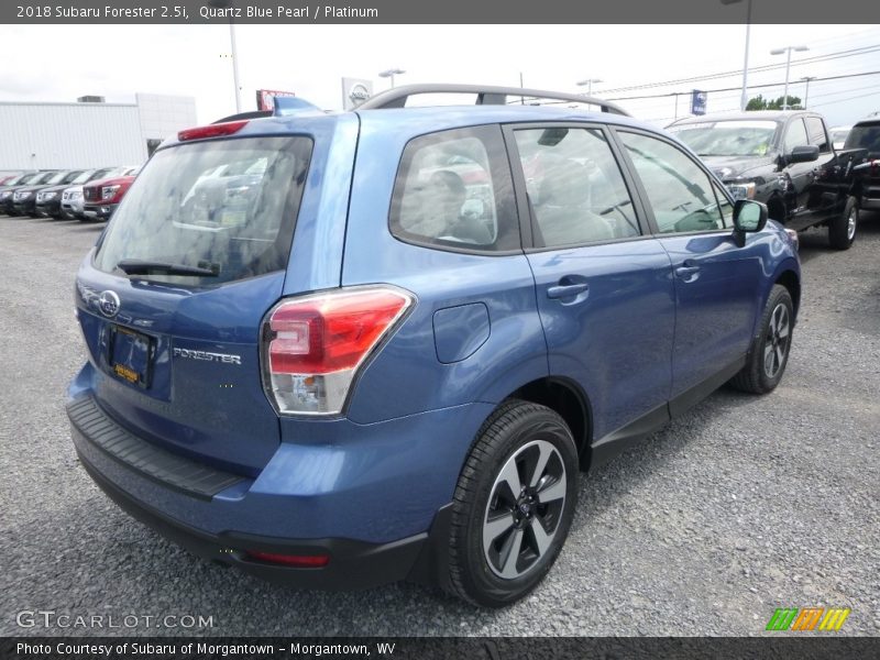 Quartz Blue Pearl / Platinum 2018 Subaru Forester 2.5i