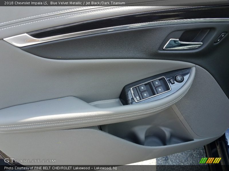 Blue Velvet Metallic / Jet Black/Dark Titanium 2018 Chevrolet Impala LS