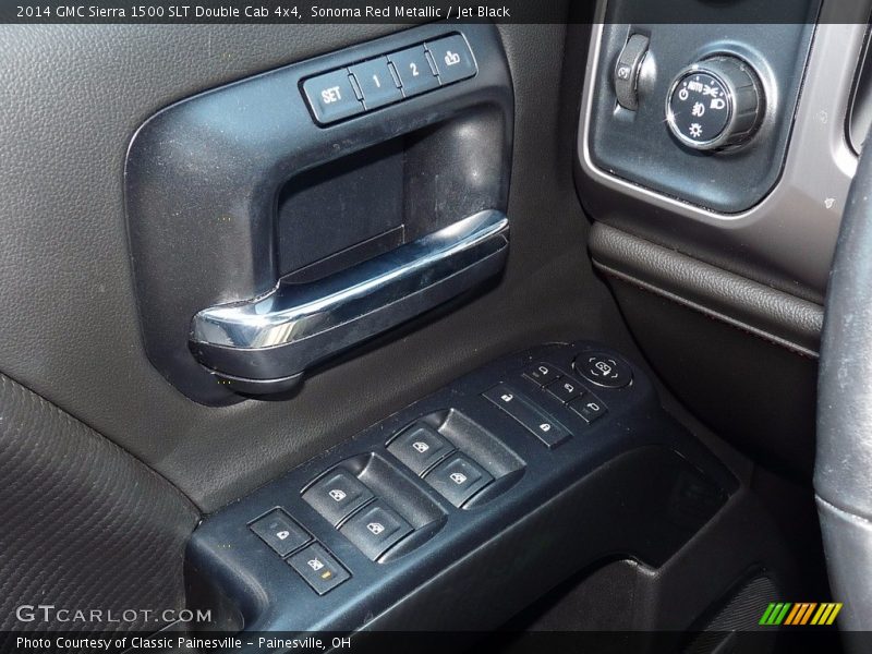 Sonoma Red Metallic / Jet Black 2014 GMC Sierra 1500 SLT Double Cab 4x4
