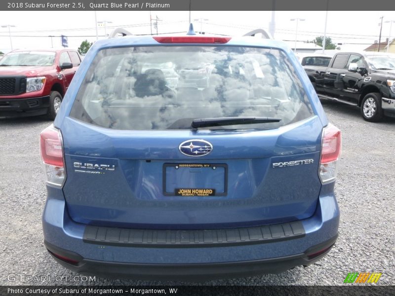 Quartz Blue Pearl / Platinum 2018 Subaru Forester 2.5i