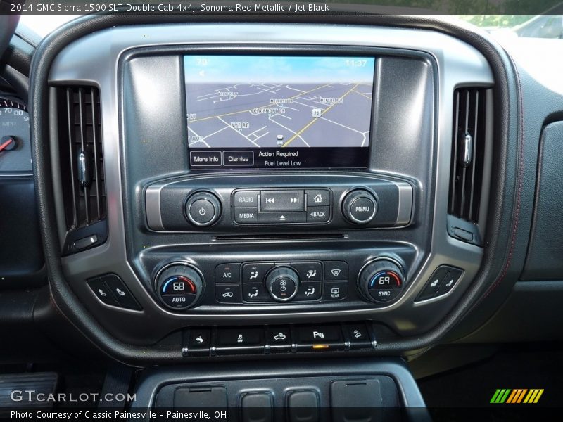 Sonoma Red Metallic / Jet Black 2014 GMC Sierra 1500 SLT Double Cab 4x4