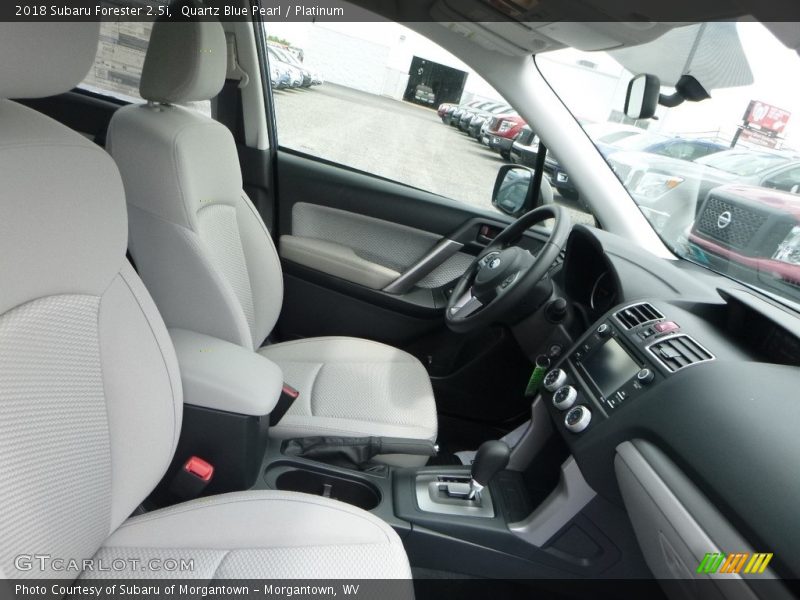 Quartz Blue Pearl / Platinum 2018 Subaru Forester 2.5i