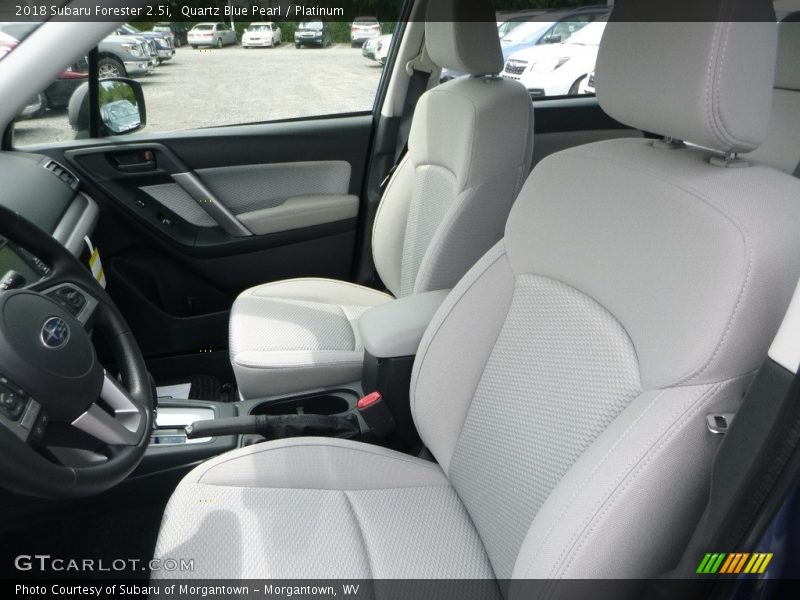 Quartz Blue Pearl / Platinum 2018 Subaru Forester 2.5i