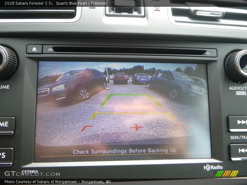 Quartz Blue Pearl / Platinum 2018 Subaru Forester 2.5i