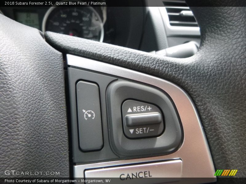 Quartz Blue Pearl / Platinum 2018 Subaru Forester 2.5i