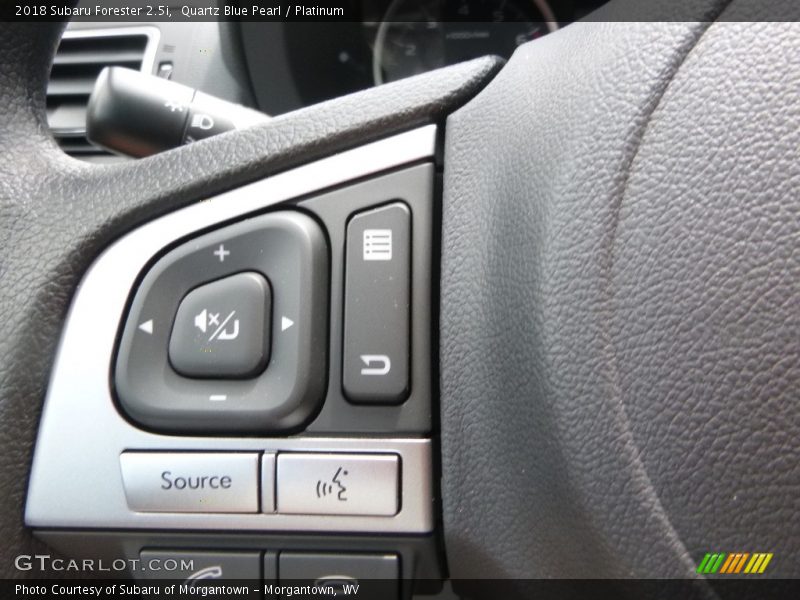 Quartz Blue Pearl / Platinum 2018 Subaru Forester 2.5i