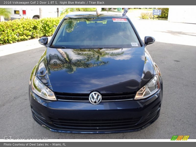 Night Blue Metallic / Titan Black 2016 Volkswagen Golf 2 Door 1.8T S