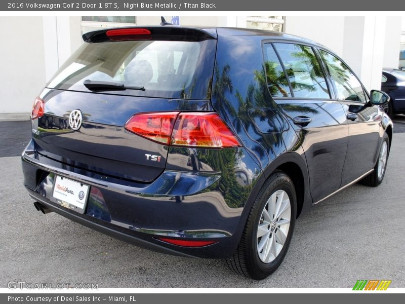 Night Blue Metallic / Titan Black 2016 Volkswagen Golf 2 Door 1.8T S