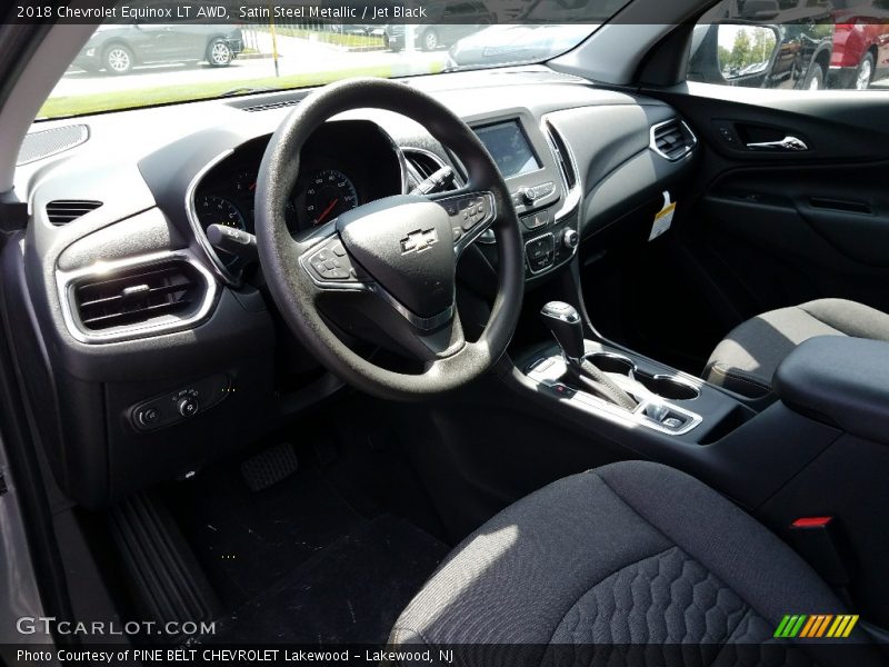 Satin Steel Metallic / Jet Black 2018 Chevrolet Equinox LT AWD