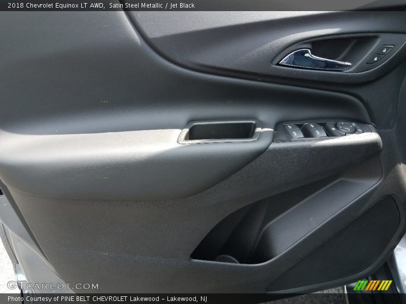Satin Steel Metallic / Jet Black 2018 Chevrolet Equinox LT AWD