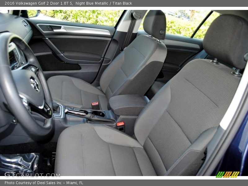Night Blue Metallic / Titan Black 2016 Volkswagen Golf 2 Door 1.8T S