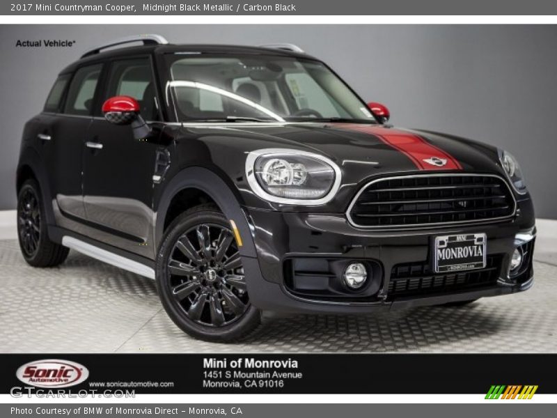 Midnight Black Metallic / Carbon Black 2017 Mini Countryman Cooper