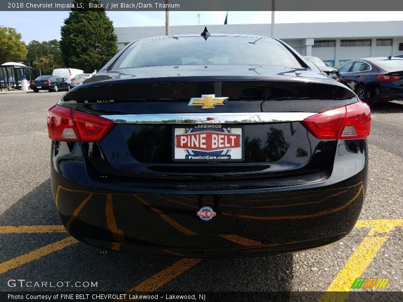 Black / Jet Black/Dark Titanium 2018 Chevrolet Impala LS
