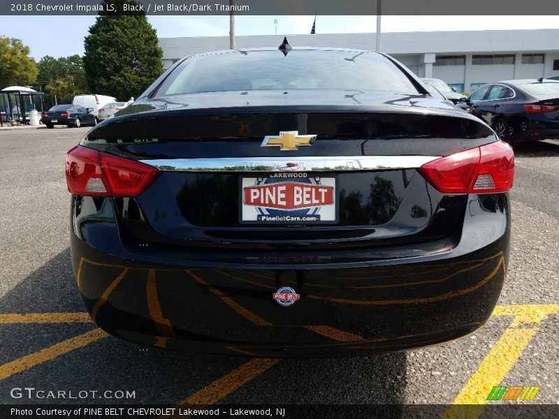 Black / Jet Black/Dark Titanium 2018 Chevrolet Impala LS