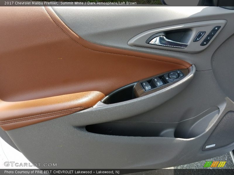 Summit White / Dark Atmosphere/Loft Brown 2017 Chevrolet Malibu Premier