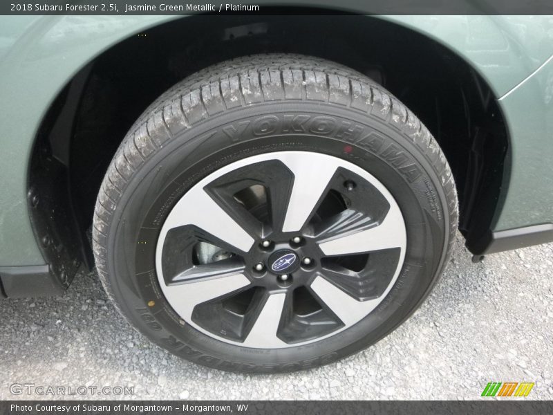 Jasmine Green Metallic / Platinum 2018 Subaru Forester 2.5i