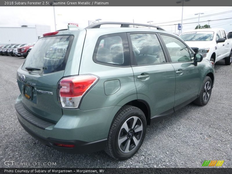 Jasmine Green Metallic / Platinum 2018 Subaru Forester 2.5i