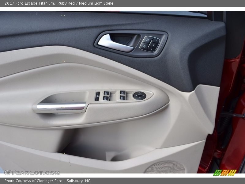 Ruby Red / Medium Light Stone 2017 Ford Escape Titanium