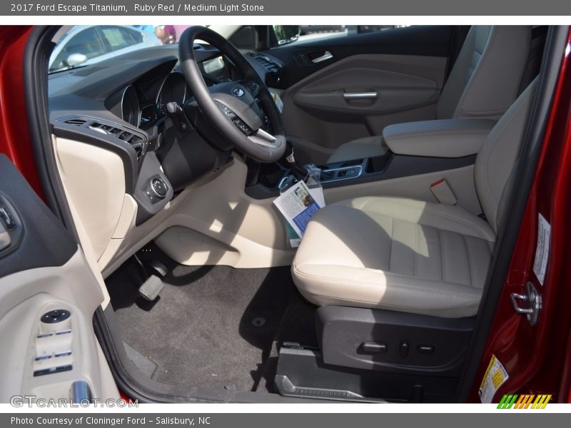 Ruby Red / Medium Light Stone 2017 Ford Escape Titanium