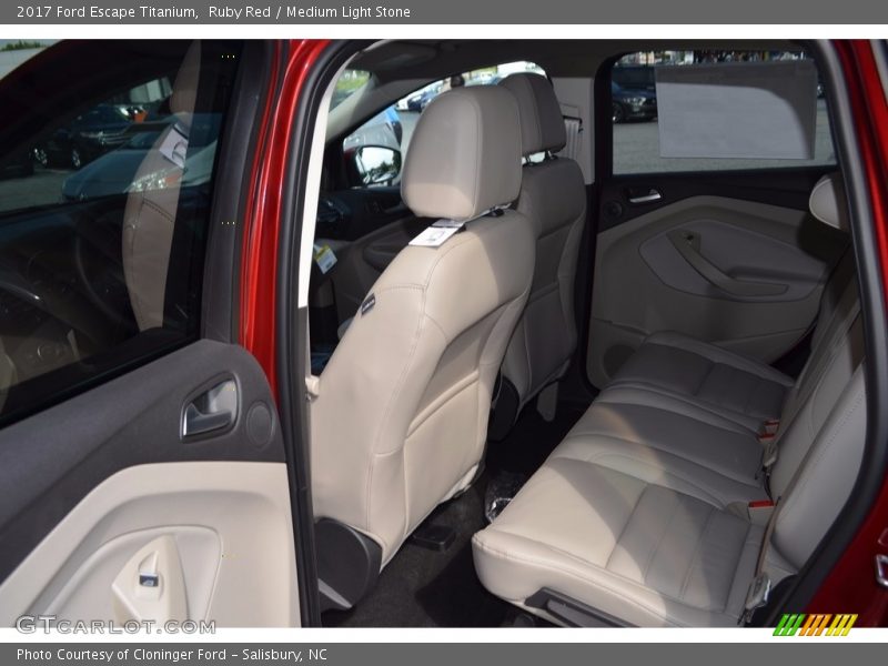 Ruby Red / Medium Light Stone 2017 Ford Escape Titanium