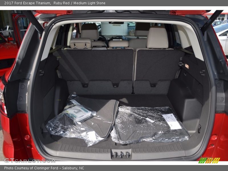 Ruby Red / Medium Light Stone 2017 Ford Escape Titanium