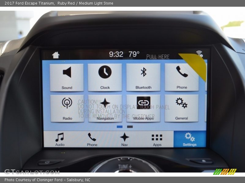Ruby Red / Medium Light Stone 2017 Ford Escape Titanium