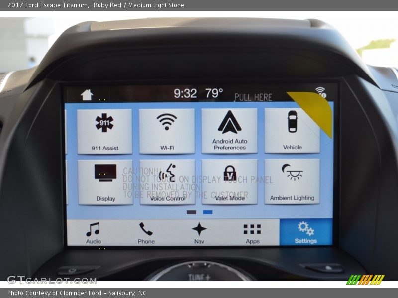 Ruby Red / Medium Light Stone 2017 Ford Escape Titanium