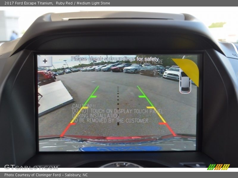 Ruby Red / Medium Light Stone 2017 Ford Escape Titanium
