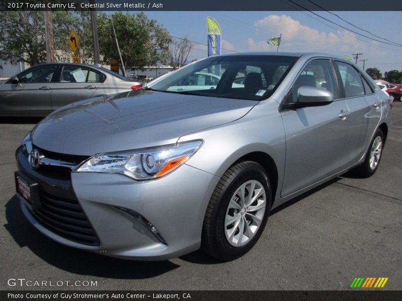 Celestial Silver Metallic / Ash 2017 Toyota Camry LE