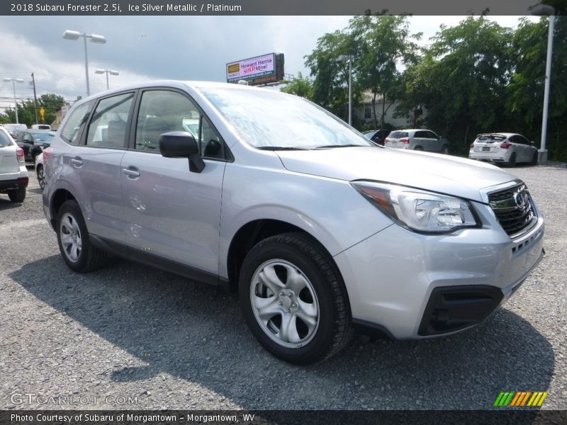 Ice Silver Metallic / Platinum 2018 Subaru Forester 2.5i