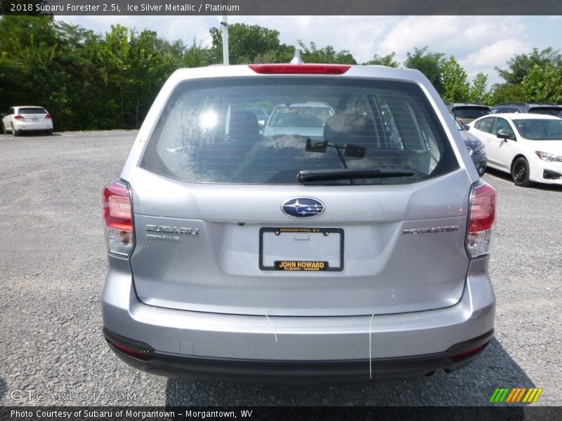Ice Silver Metallic / Platinum 2018 Subaru Forester 2.5i