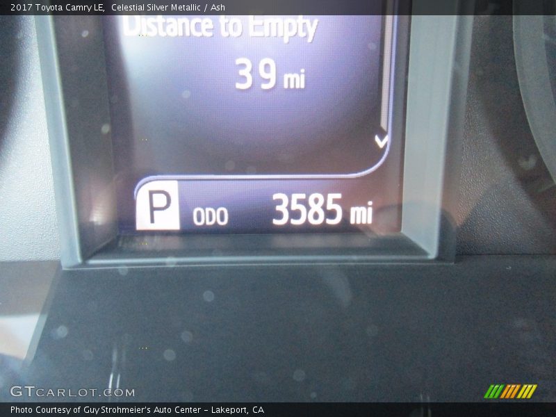 Celestial Silver Metallic / Ash 2017 Toyota Camry LE