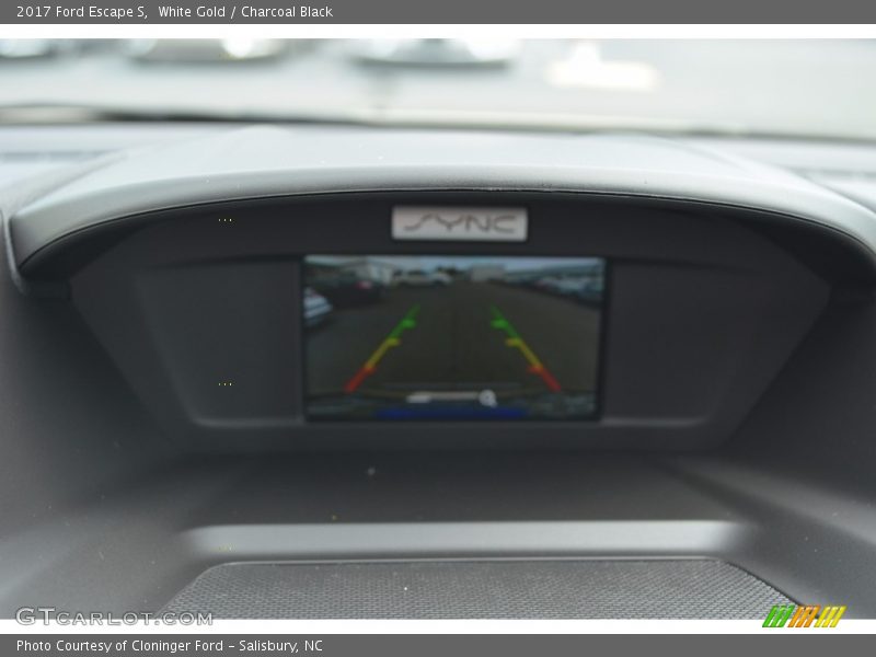 White Gold / Charcoal Black 2017 Ford Escape S