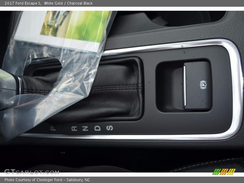White Gold / Charcoal Black 2017 Ford Escape S