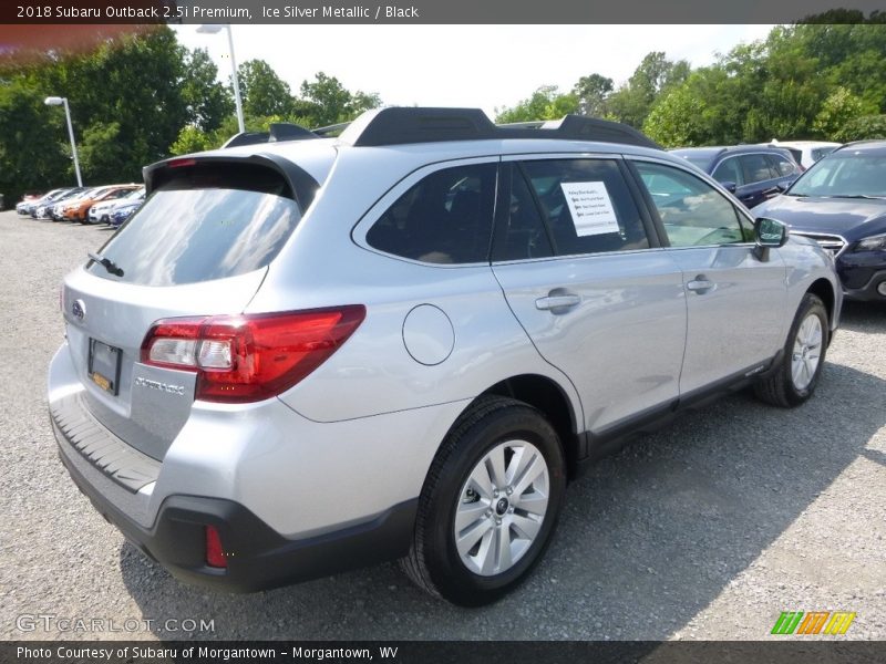 Ice Silver Metallic / Black 2018 Subaru Outback 2.5i Premium