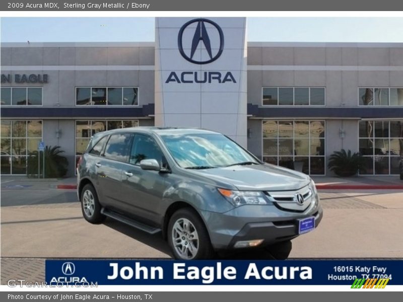 Sterling Gray Metallic / Ebony 2009 Acura MDX