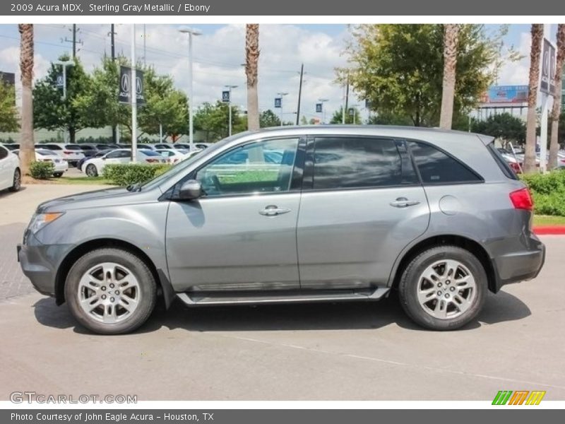 Sterling Gray Metallic / Ebony 2009 Acura MDX