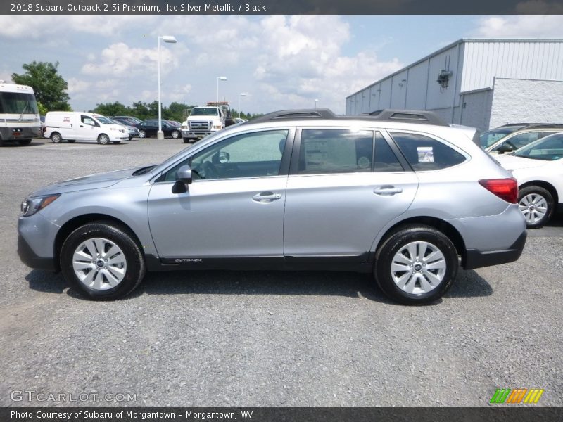 Ice Silver Metallic / Black 2018 Subaru Outback 2.5i Premium