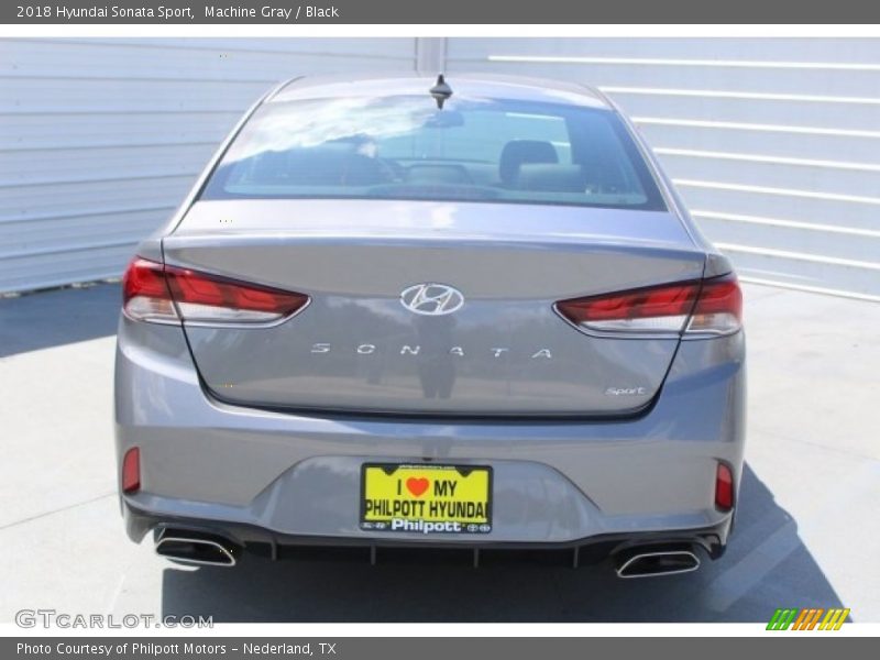 Machine Gray / Black 2018 Hyundai Sonata Sport
