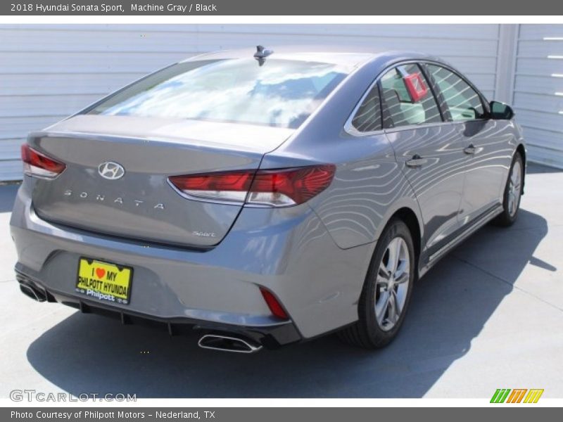 Machine Gray / Black 2018 Hyundai Sonata Sport