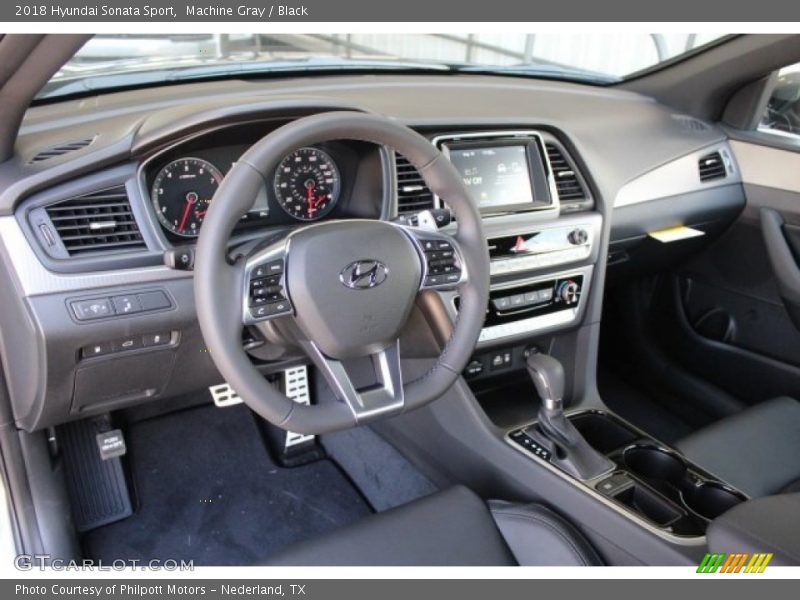 Machine Gray / Black 2018 Hyundai Sonata Sport