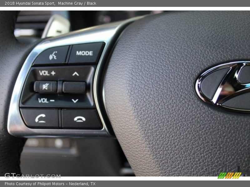 Machine Gray / Black 2018 Hyundai Sonata Sport