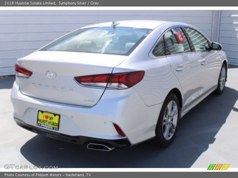 Symphony Silver / Gray 2018 Hyundai Sonata Limited