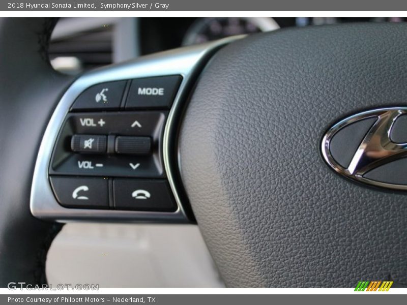 Symphony Silver / Gray 2018 Hyundai Sonata Limited