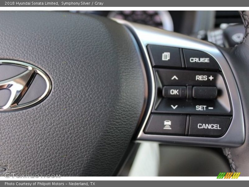 Symphony Silver / Gray 2018 Hyundai Sonata Limited