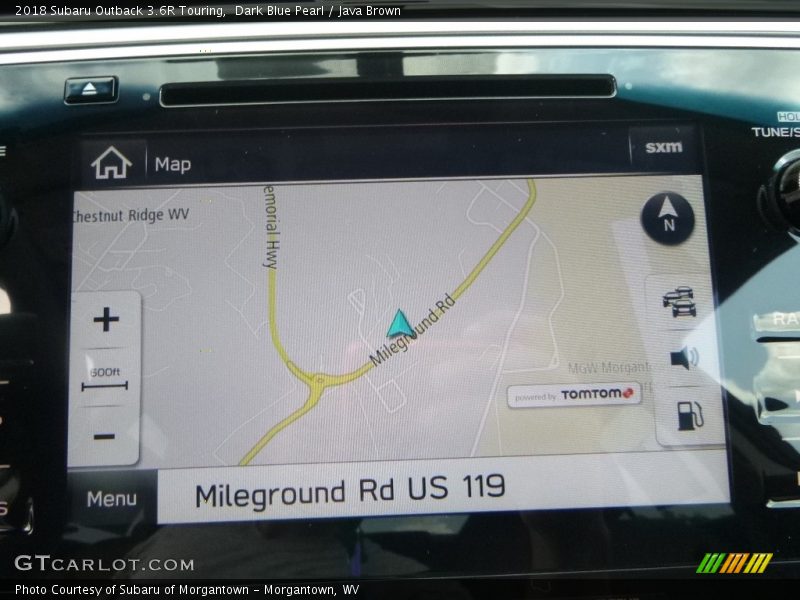 Navigation of 2018 Outback 3.6R Touring
