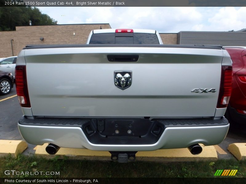Bright Silver Metallic / Black 2014 Ram 1500 Sport Quad Cab 4x4