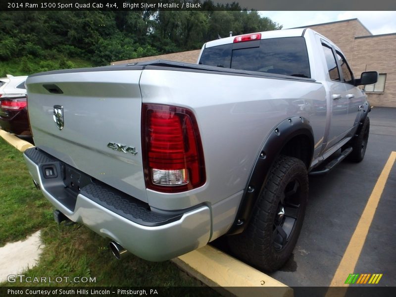 Bright Silver Metallic / Black 2014 Ram 1500 Sport Quad Cab 4x4